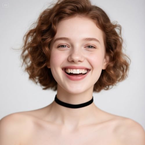 RareLove Classic Black Velvet 10mm Choker Necklace2