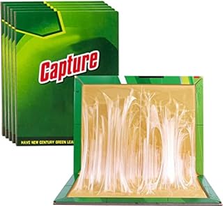 5 Pack Strong Pest Sticky Boards, Foldable Spider Traps Sticky Pads, Multi-Use Pest Sticky Pads Trap, A4 Size Heavy Duty Strong Glue Sticky Board - Effective for Home, Office & Garden