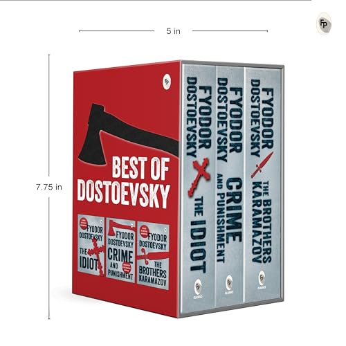Image of Best of Dostoevsky Boxed Set - Timeless Masterpieces of Fyodor Dostoevsky / Crime and Punishment / The Idiot / Brothers Karamazov, The