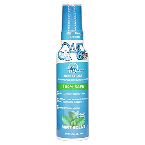 ✨💨 10 Best Mouthpiece for Cleaner For 2025 4 Orthodontic Cleaner by OAP Cleaner | Retainer Cleaner, Denture Cleaner, and Mouth Guard Cleaner | 60 Second Gel Cleanser | Paraben, Sulfate and Triclosan Free | 60 mL Bottle