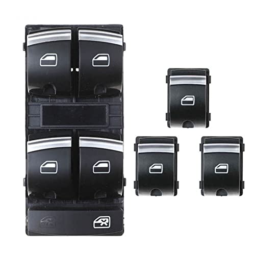 Bouton de lève-vitre chromé 4F0959851H pour Audi A3 8P A6 C6 Q7