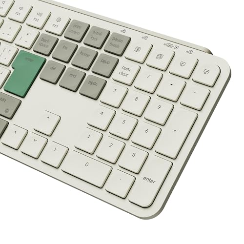 undefined 【国内正規品】Keychron B6 Pro ウルトラスリム ワイヤレスキーボード、フルサイズ、テンキー付、ZMKカスタマイズ、シザースイッチ、2.4 GHz/Bluetooth 5.2/有線接続、ロングバッテリーライフ、Mac Windows Linux対応 (レトログリーン, JISレイアウト) の商品画像 8