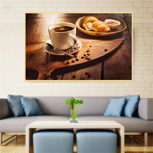 Impressions d'art sur toile KEBIA texture premium pour décoration de salon et cuisine