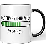 JUNIWORDS Tasse, Instrumentenmacher loading, Schwarz (6201290)