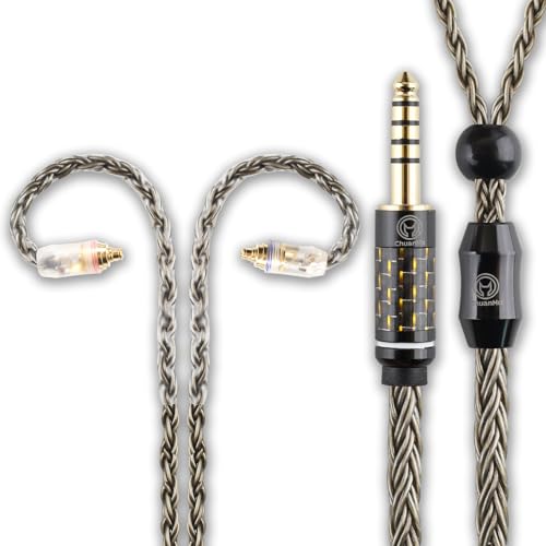 �y��؁z�v��16�{�V���o�[���b�L�w�b�h�z���R�[�h mmcx ie100 ie200 0.78 HD650 �w�b�h�z���R�[�h 3.5 4.4�yM230�z (4.4mm to IE200 (I))