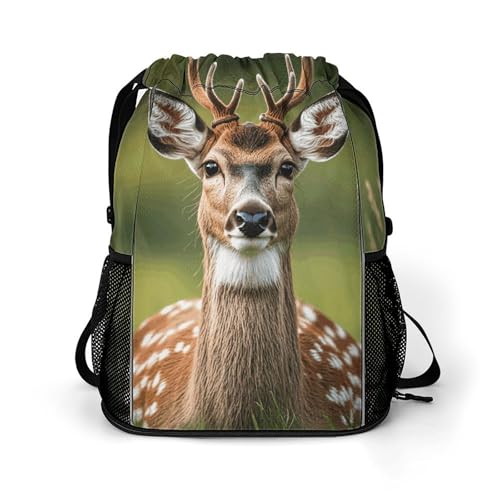 Sac à dos cordon cerf mignon pour vos sorties sportives et loisirs quotidiens