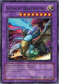 Amazon.com: Yu-Gi-Oh! - Superalloy Beast Raptinus (GLAS-EN042