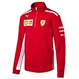 PUMA Men's Standard Scuderia Ferrari Team Half Zip Fleece