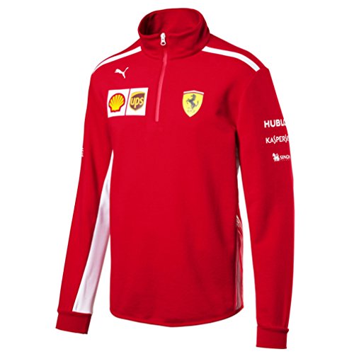 PUMA Men's Standard Scuderia Ferrari Team Half Zip Fleece