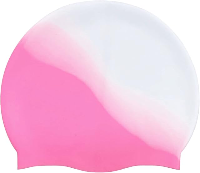 Kids Swimming Cap for Girls Boys Children,Silicone Kids Swim Hats for Long Hair and Short Hair,Comfortable Unisex Teens Kids Swimming Cap