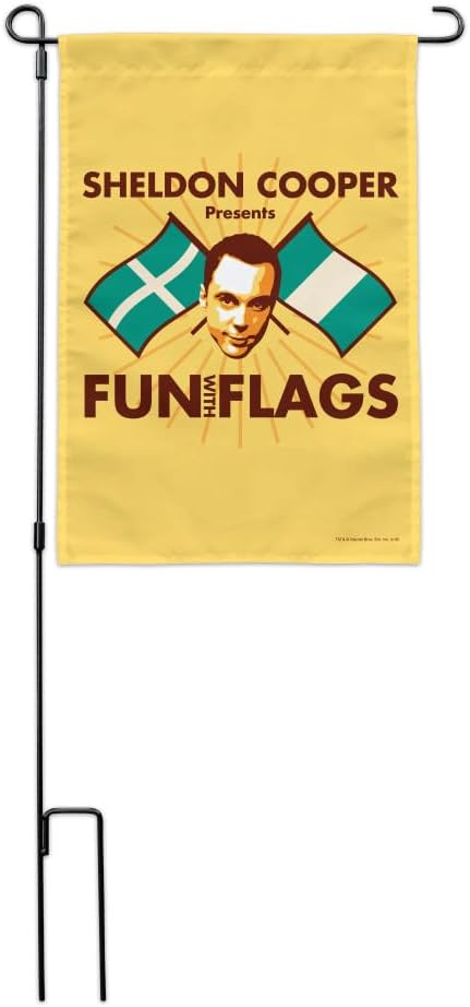 Big Bang Theory Sheldon Cooper Fun with Flags Garden Yard Flag