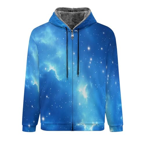 Sweat à capuche polaire pour homme chaud et respirant à fermeture éclair