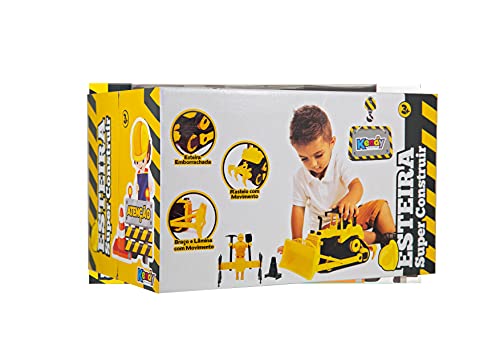 Kendy, Trator Esteira Super Construir, Amarelo