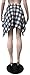 Women's Plaid Skorts Skirts High Waist Tie Front Pleated Summer Asymmetrical A-Line Short Skirt Clubwear Black White