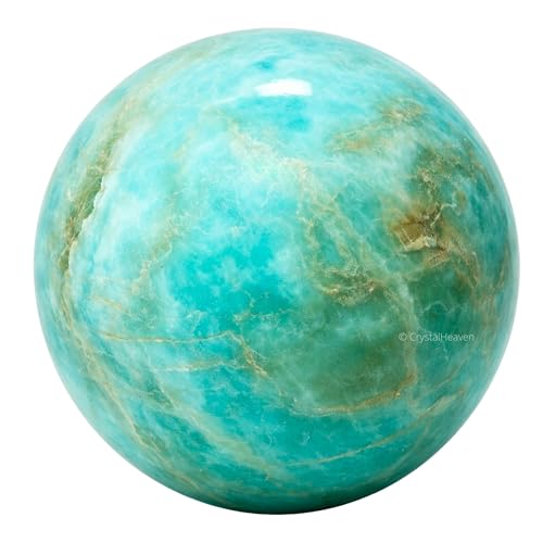 Image of Certified Caribbean Calcite Crystal Ball for Meditation - Premium Crystal Vastu Items for Home and Feng Shui Items for Good Luck - Ideal for Pooja Supplies and Spiritual Practices (1.5 Inch)