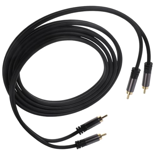 TEHAUX to Audio Cable Connection for Smooth Signal Transmission Compatible with Subwoofers and Automotive Electronics Stylish Design for Reliable Audio