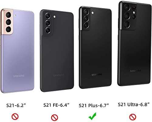 Case for Samsung Galaxy S21 plus, Totill Crystal Clear Case with Shockproof Bumper Anti-slip, Smartphone Cover Galaxy S21 plus Phone funda, Hülle - Transparent