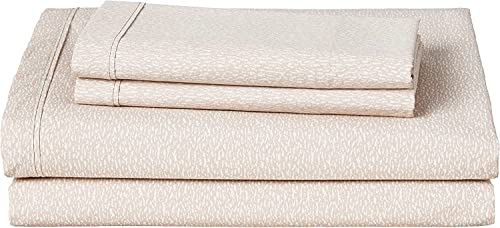 Image of Lacoste Camo Sheet Set, King, Oatmeal