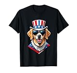 Photo Gallery patriotic golden retriever 4 luglio giorno dell indipendenza maglietta Photo Gallery patriotic golden retriever 4 luglio giorno dell indipendenza maglietta