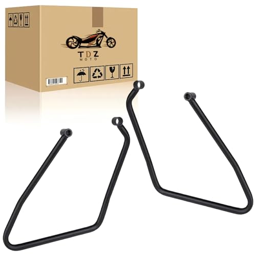 TDZ 2004-2016 Saddlebag Support Brackets for Harley Sportster XL883 XL1200,Black