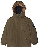 abrigo 3 pommes  3 Pommes 3p42005 Parka Capuche Abrigo, Verde (Kaki 56), 2-3 años (Talla del Fabricante: 2A/3A) para Niños