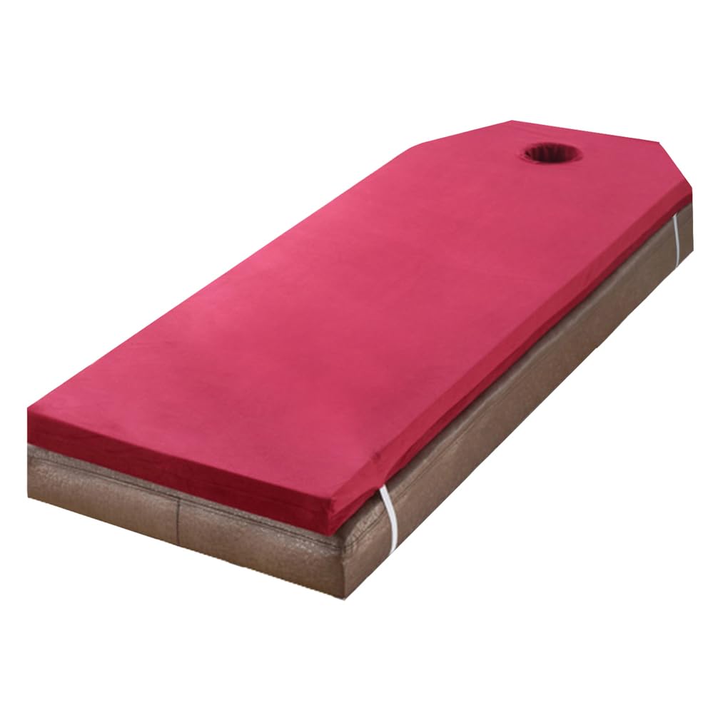 Coprimaterasso in memory foam di alta qualità da 8 cm, con fori traspiranti, testa quadrata/rotonda/trapezoidale, dimensioni ultra confortevoli, 70 x 185 cm, perfetto per una migliore qualità del