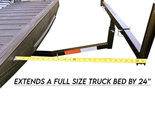 Maxxhaul 70231 Hitch Mount Pick Up Truck Bed Extender, Black, 37 X 19 X 3 Inches & 50023 Hitch Tightener Anti Rattle Stabilizer #TOP3