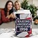 30th Birthday Gag Gifts for Birthday Party Making America Great Since 1996 2 Pack Can Coolie Drink Coolers Coolies USA Flag