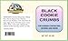 Bakerdale Black Cookie Crumbs Chocolate Dirt for Crust, Garnish, and Toppings, 20 Lbs. Box