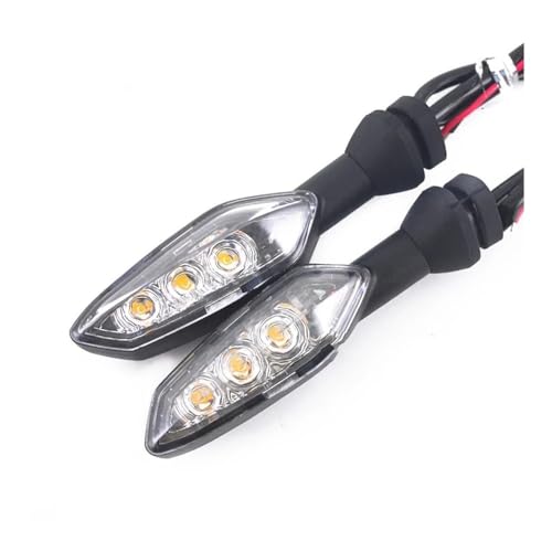 Indikatoren Motorrad Kompatibel Mit Ducati Für Hypermotard Multistrada 950 1200S V4s V2s 1260s X Motorrad-Rückblinker-Kontrollleuchte(Klar)