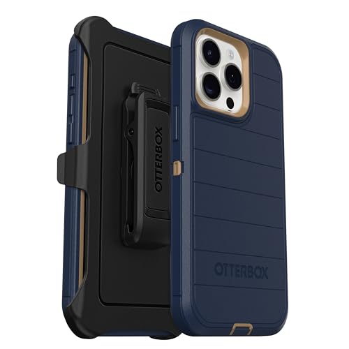 Coque iPhone 15 Pro Max OtterBox Defender robuste contre les chutes et la poussière