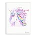 Stupell Industries Find Your Magic Bold Rainbow Floral Unicorn Mane, Design by Diane Neukirch