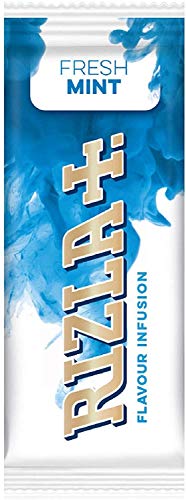Rizla Flavour Infusions - Tarjetas de menta fresca, 25 paquetes (caja completa)
