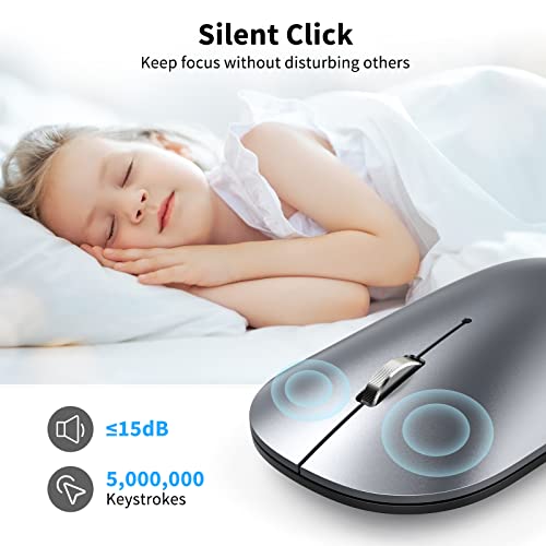 TECKNET-Rechargeable-Bluetooth-Mouse-for-MacBook-ProiPadLaptopWindows-Slim-Silent-Wireless-Mouse-Bluetooth-5030-24G-Portable-Optical-Cordless-Mice-with-USB-Receiver-4-Adjustable-DPI