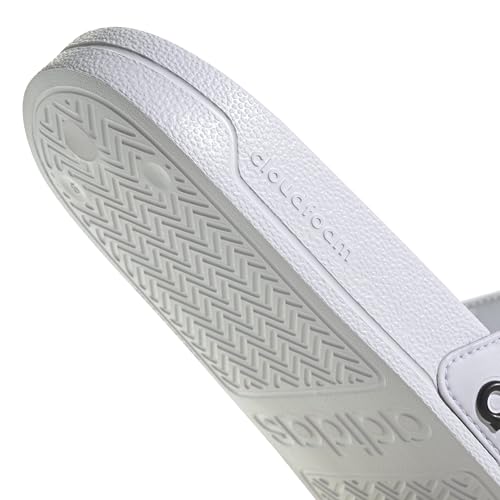 Image of adidas Women ADILETTE SHOWER Synthetic Swim Slide FTWWHT /GOLDMT /BOGOLD | LUT50
