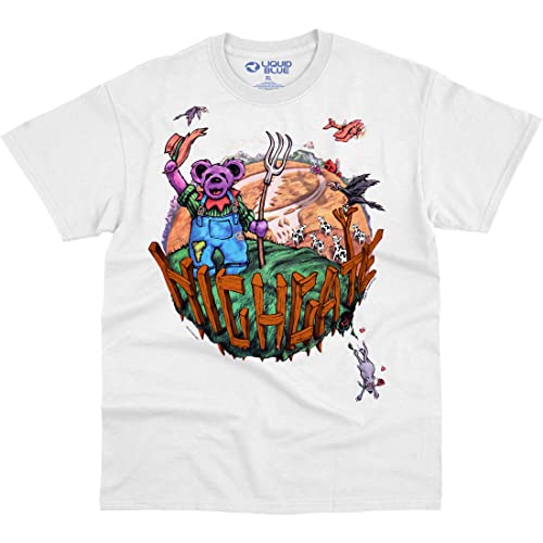 Liquid Blue Grateful Dead t-shirt blanc XX-Large idéal pour vos festivals de rock