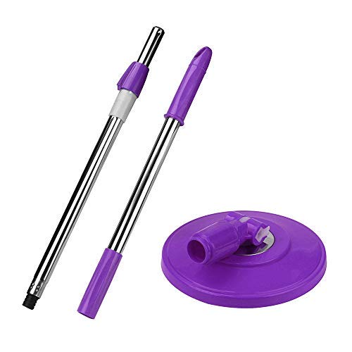 Spin Mop Pole Handle Replacement for Floor Mop 360 No Foot Pedal Version Purple