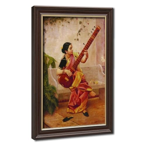 Impressions sur toile Raja Ravi Varma - Décoration murale Kadambari pour bureau et salon