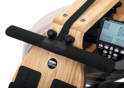 Image of WaterRower Rowing Machine with S4 BLE Monitor | USA Made Water Rower | Original Handcrafted Erg Row Machine for Home Use & Gym
