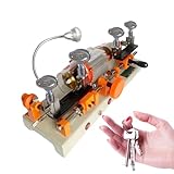 Key Cutting Machine Duplicator | Copy Machine Maker | Horizontal Key Cutting Duplicating Machine Cutter Car Key Copier Locksmith Tools for Making Keys Copy Key Duplicator