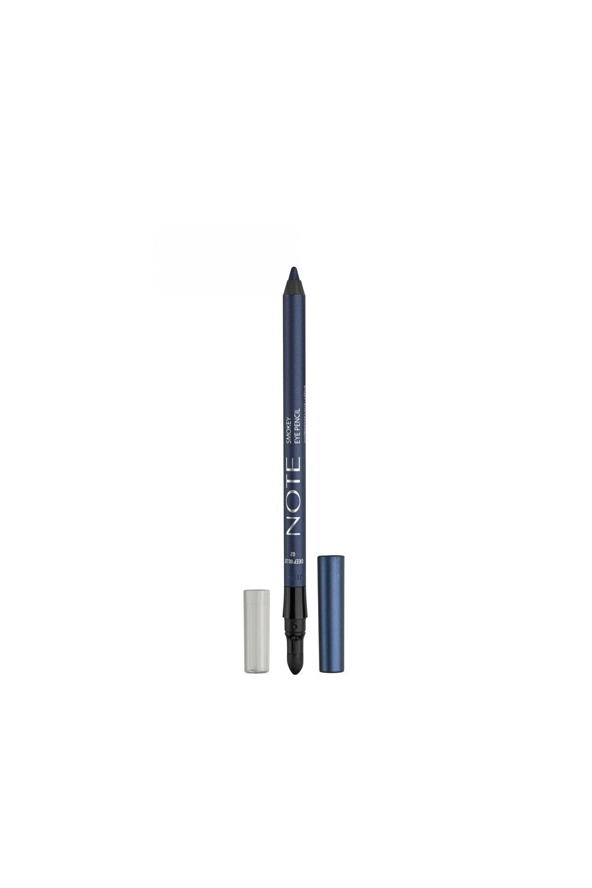 Note Cosmetics Smokey Eye Waterproof Aplikatörlü Göz Kalemi 02 Deep Blue - Lacivert
