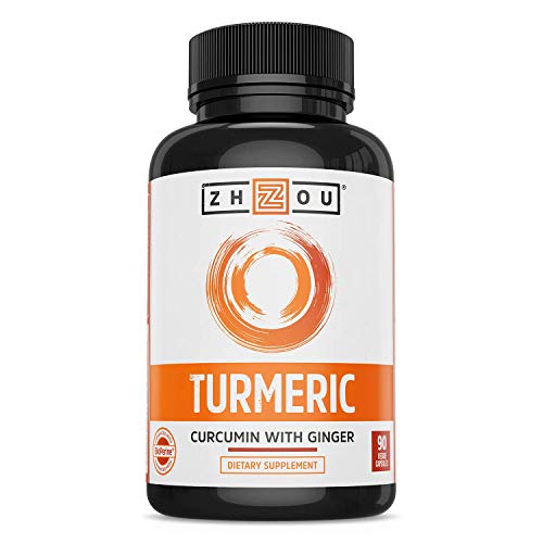 Turmeric Curcumin and Ginger with Bioperine 1800 mg – Includes 95% Curcuminoids –