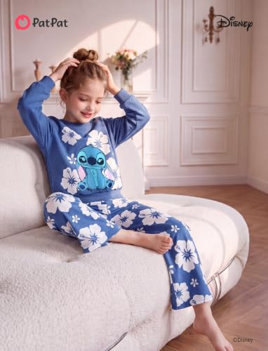 Image of Disney Outfits for Girls Long Sleeve Shirt Pocket Pant Toddler Sweatsuit