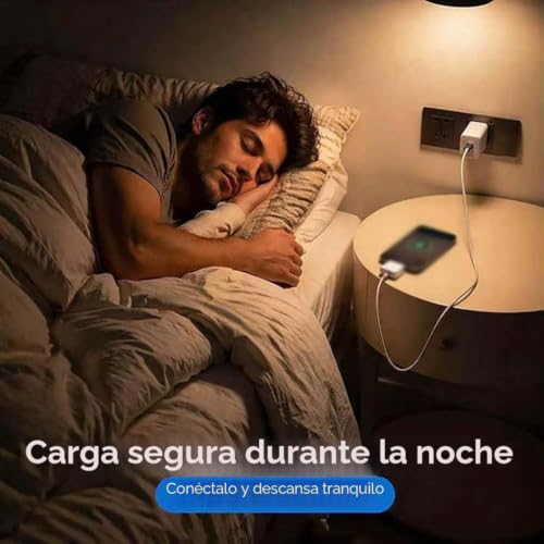 Cargador inteligente para parada de carga y protector de cable usb 5