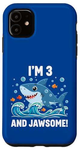I'm 3 and Jawsome Shark 3΂̒a qp X}zP[X iPhone 11 p