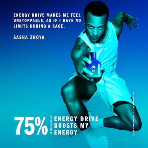 Image of adidas Vibes Energy Drive Eau De Parfum Liquid for Men - 100Ml