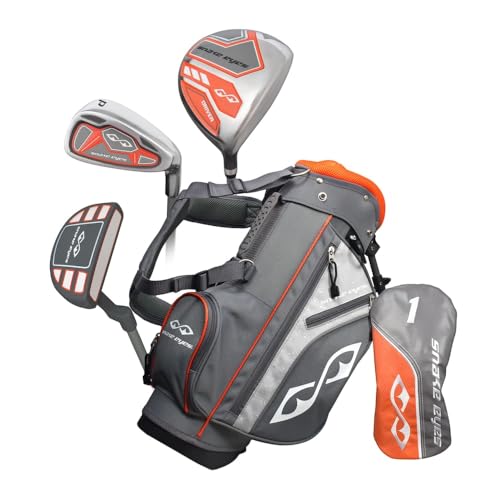 Snake Eyes Golf Junior 5-Piece Set Ages 3-5 Orange/Grey