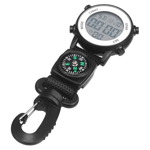 Montre suspendue numérique avec boussole et rétroéclairage pour l'outdoor