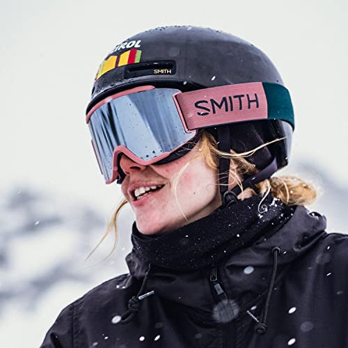 Smith Optics Squad S Women's Snow Winter Goggle - Chalk Rose Everglade, Chromapop Sun Platinum Mirror #TOP5