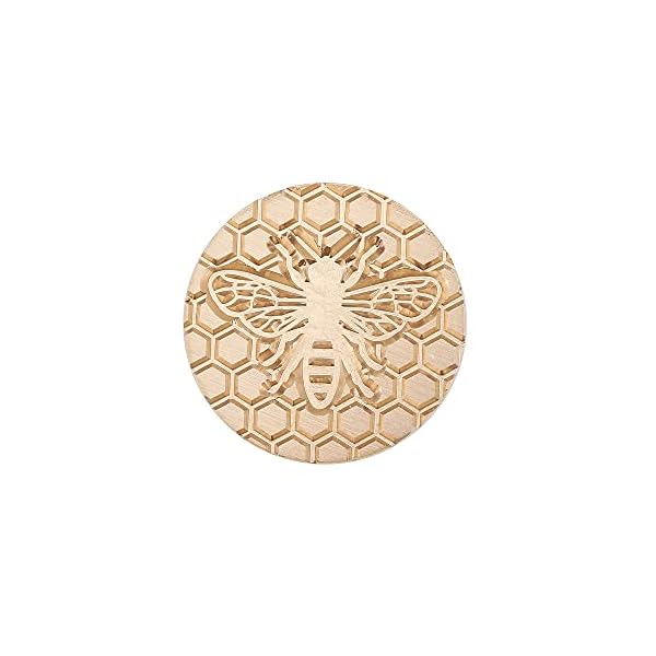 Sello de cera de abeja y nido de abeja, sello de sellado vintage Yoption para invitaciones de boda, álbumes de recortes… - Imagen 5